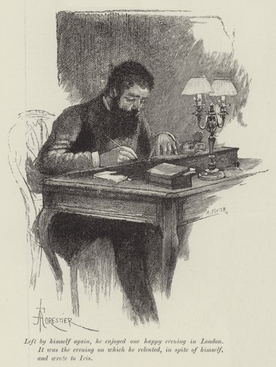 Blind Love, af Wilkie Collins af Amedee Forestier