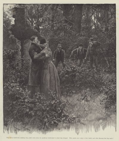 Blind Love, af Wilkie Collins af Amedee Forestier