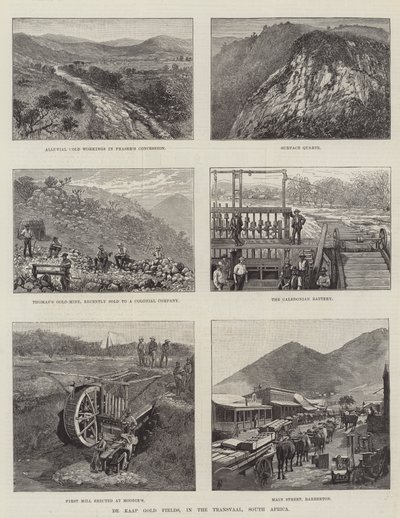 Cape Gold Fields, i Transvaal, Sydafrika af Amedee Forestier