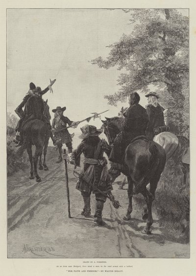 For Faith and Freedom, af Walter Besant af Amedee Forestier