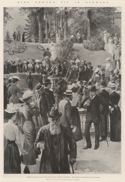 Kong Edward VII i Tyskland af Amedee Forestier