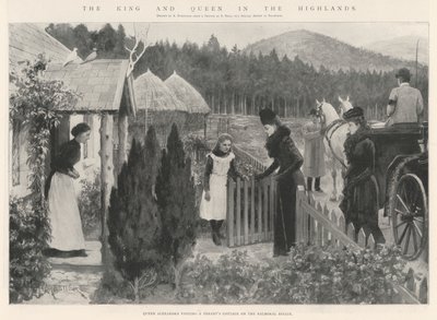 Kongen og Dronningen i højlandet af Amedee Forestier