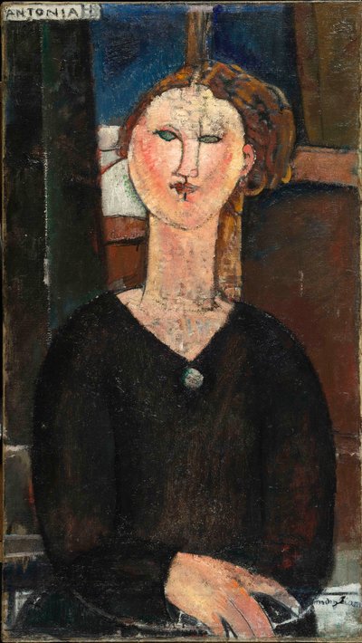 Antonia, 1915. af Amedeo Modigliani