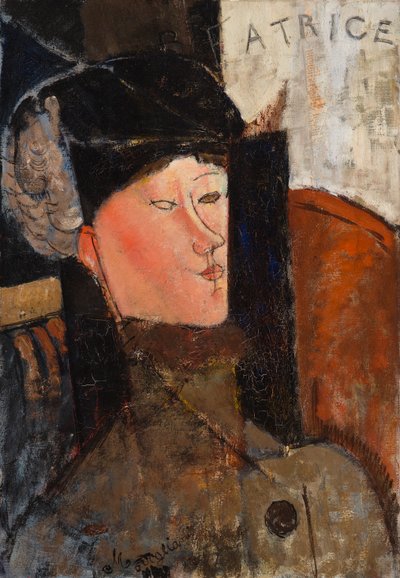 Beatrice (Portræt af Beatrice Hastings) af Amedeo Modigliani