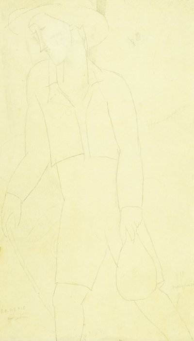 Fårefold, 1915-16 af Amedeo Modigliani