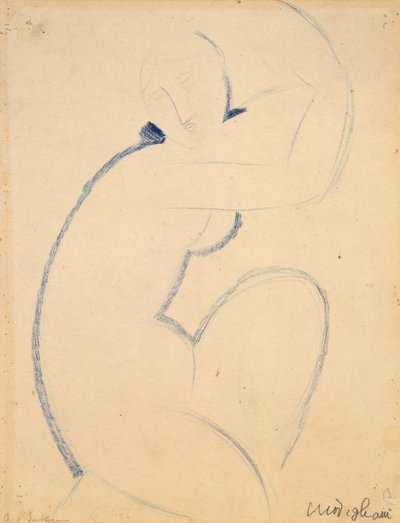 Cariatide af Amedeo Modigliani