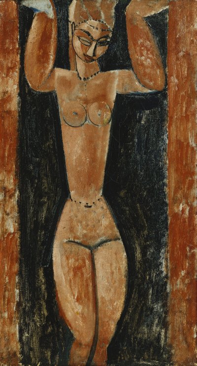karyatid; Cariatide, ca. 1911-1913 af Amedeo Modigliani
