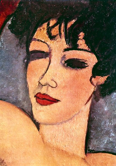 Detalje af en sovende nøgen, c1917 af Amedeo Modigliani