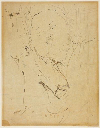 Diego Rivera af Amedeo Modigliani