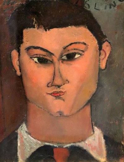 Italiensk: Portræt af maleren Moisè Kisling af Amedeo Modigliani
