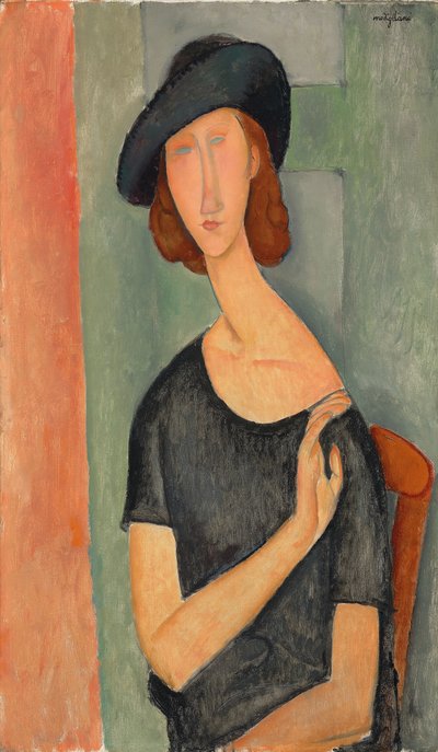 Jeanne Hébuterne (Au chapeau) af Amedeo Modigliani