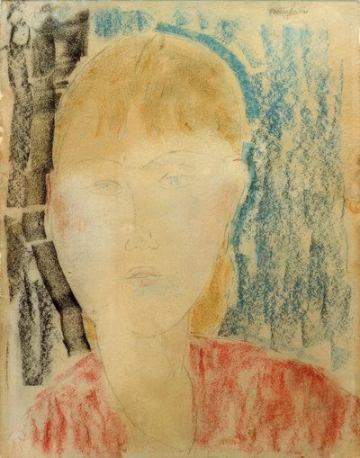 Den lyserøde bodice af Amedeo Modigliani
