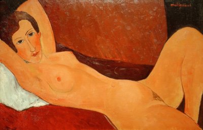 Liggende nøgen (Celine Howard) af Amedeo Modigliani