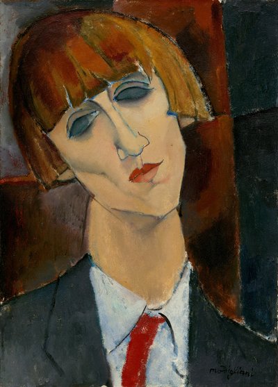 Madame Kisling, ca. 1917 (olie på lærred) af Amedeo Modigliani