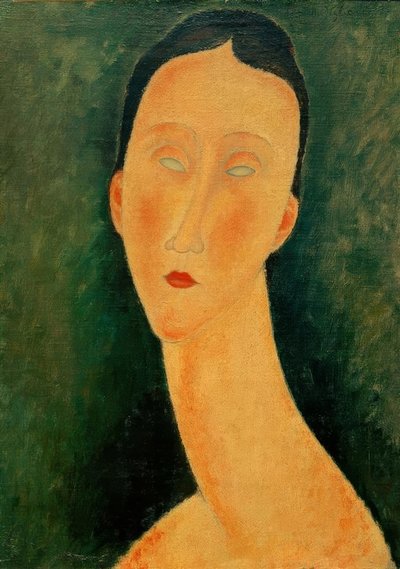 Portræt af en kvinde (Lunia) af Amedeo Modigliani