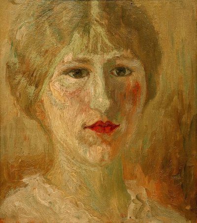 Portræt af en kvinde af Amedeo Modigliani