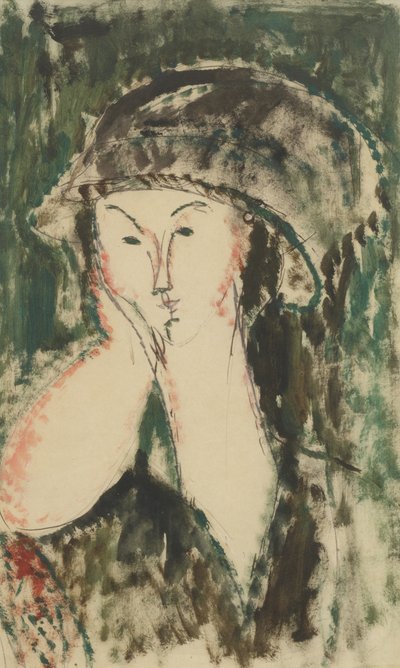 Portræt af Beatrice Hastings, 1914-1915. af Amedeo Modigliani