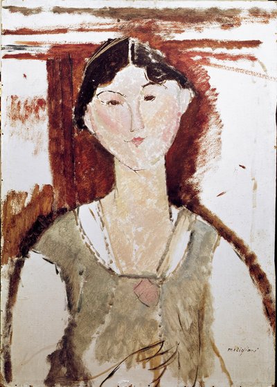 Portræt af Beatrice Hastings. Maleri af Amedeo Modigliani af Amedeo Modigliani