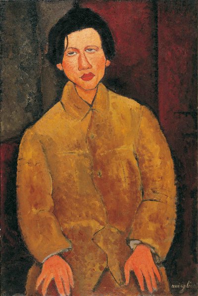 Portræt af Chaïm Soutine 1893-1943 af Amedeo Modigliani