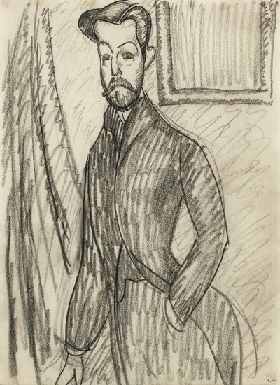 Portræt af Dr. Paul Alexandre (1881-1968) af Modigliani, Amedeo (1884-1920) af Amedeo Modigliani