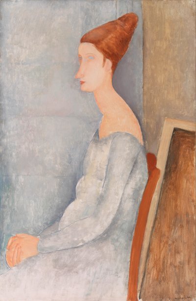 Portræt af Jeanne Hébuterne (Portræt af Jeanne Hébuterne) af Amedeo Modigliani