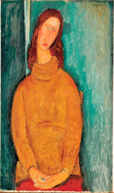 Portræt af Jeanne Hebuterne af Amedeo Modigliani