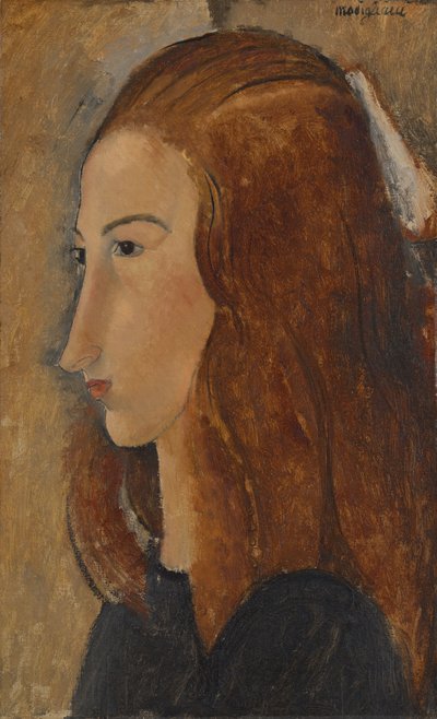 Portræt af en ung kvinde af Amedeo Modigliani