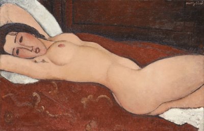 Liggende nøgen, 1917 af Amedeo Modigliani