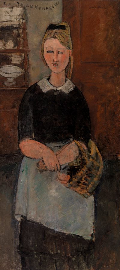The Pretty Housewife (La Jolie ménagère) af Amedeo Modigliani