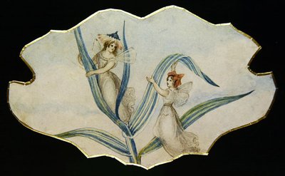Fairy Gossip, ca. 1860 (akvarel og blyant på papir) af Amelia Jane Murray