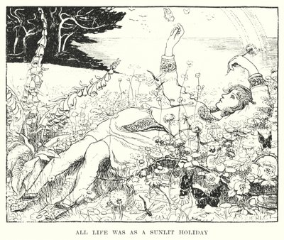 Alt liv var som en solbelyst ferie (gravering) af Amelia M. (attr.to) Bowerley or Bauerle
