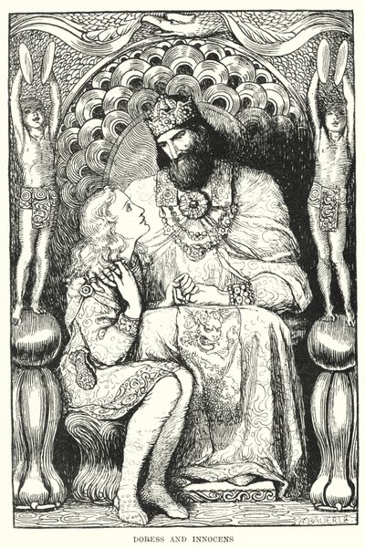 Doress and Innocens (gravering) af Amelia M. (attr.to) Bowerley or Bauerle