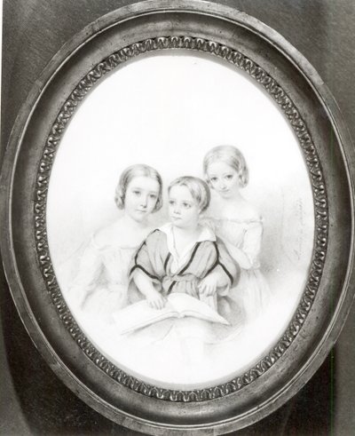 Blandine (f.1835), Cosima (f.1837) og Daniel (f.1839), børn af Marie d