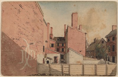 En udsigt fra et østvindue i det gamle sukkerhus, No.3 Norris