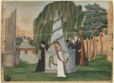 In Memoriam - Søjle til venstre af American 19th Century