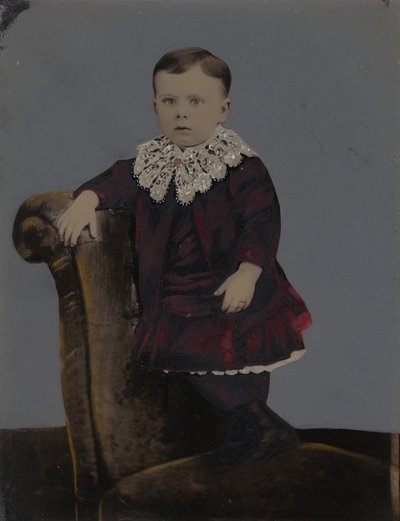 Portræt af en dreng af American 19th Century