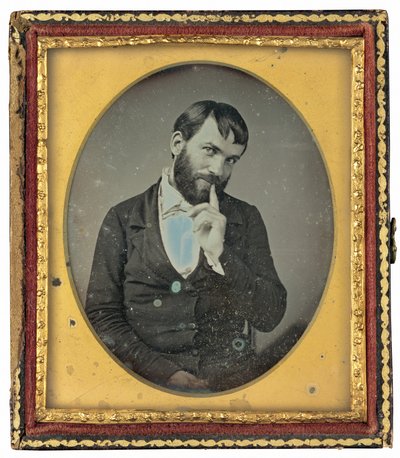 Portræt af en mand af American 19th Century