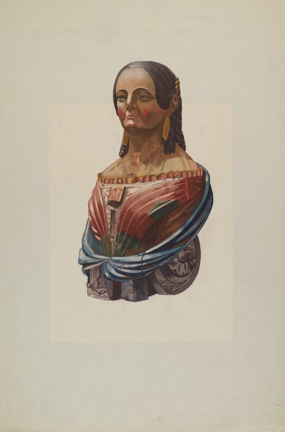 Galionsfigur af American 20th Century