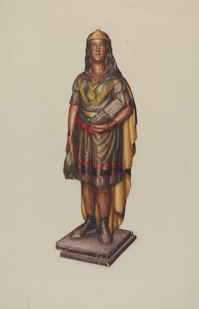 Indisk figur af American 20th Century