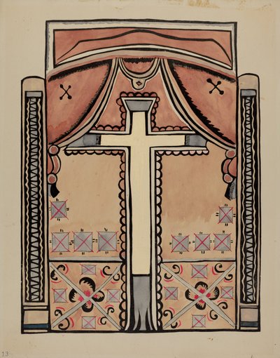 Panel - Kors og gardiner af American 20th Century