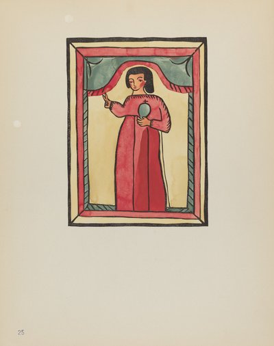Plade 25: The Lost Child: Fra porteføljen "Spanish Colonial Designs of New Mexico" af American 20th Century