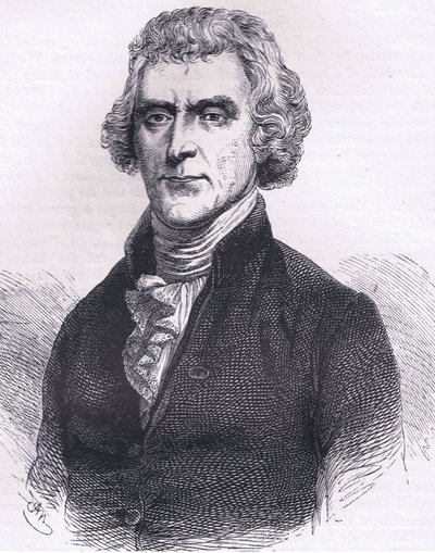Thomas Jefferson, illustration fra Cassells History of the United States udgivet af Cassell, Petter & Galpin, ca. 1900 (litho) af American English school