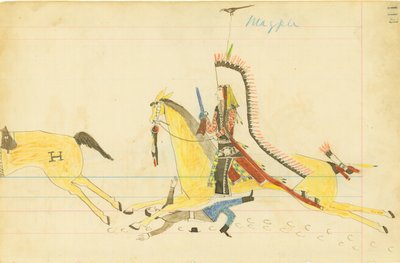 Skade, hylende ulv, sydlig cheyenne af American Native