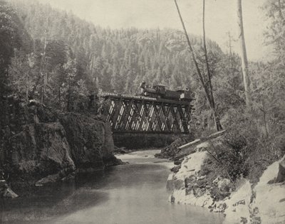 Bro i Animas Canyon, Colorado (s/h-billede) af American Photographer (after)