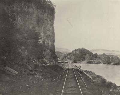 Castle Rock, New River (s/h-billede) af American Photographer (after)