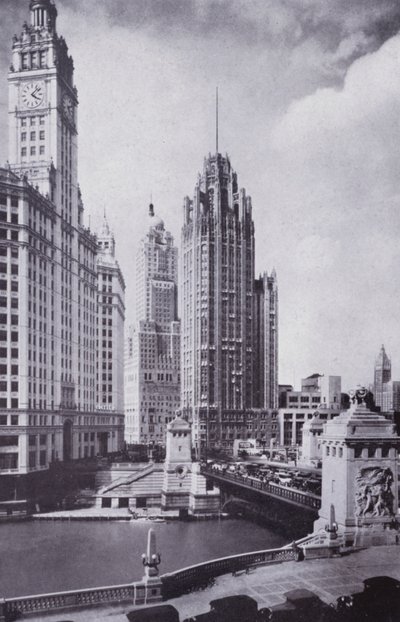 Chicago: Boulevard Link Bridge, Looking North (s/h foto) af American Photographer (after)