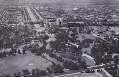 Chicago: Jackson Park and the Midway from the Air (s/h foto) af American Photographer (after)