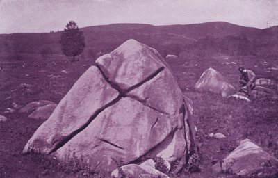Cross Rock, nær Pittsfield, Massachusetts (s/h-billede) af American Photographer (after)