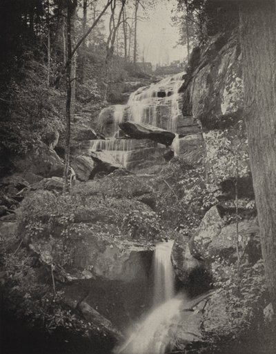 Fall Creek Cascade, North Carolina (s/h-billede) af American Photographer (after)