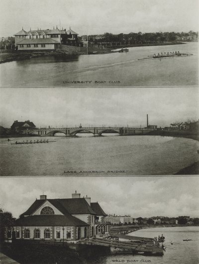 Harvard University: University Boat Club, Larz Anderson Bridge, Weld Boat Club (s/h foto) af American Photographer (after)